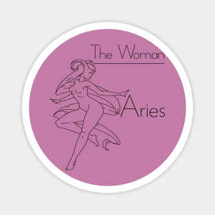 The woman Aries Magnet